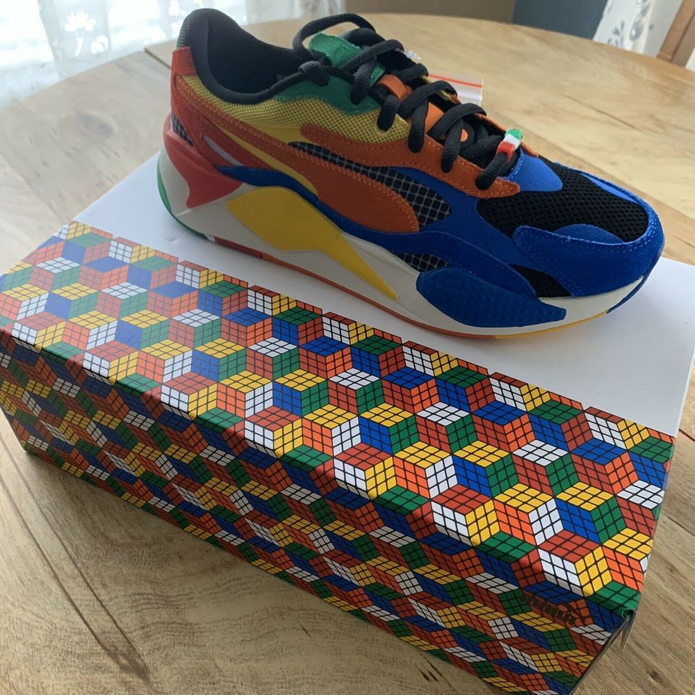 PUMA x Rubik's RS-X3 Rubik's Cube Low-Top Sneakers - Picture 2 of 8